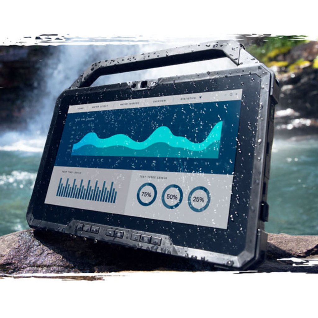 DELL RUGGED 7220 i5 11.6 FHD Dotyk 1000Nits 16GB 2TB SSD GPS WiFi BT WIN10PRO IP-65 MIL-810 3Y NBD - obrazek 2