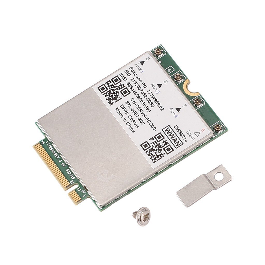 Modem DELL WWAN DW5821e 4G LTE L850-GL 284DC do Dell Latitude  5480 5490 5580 5590 7410 7520 Win10 1Y GW