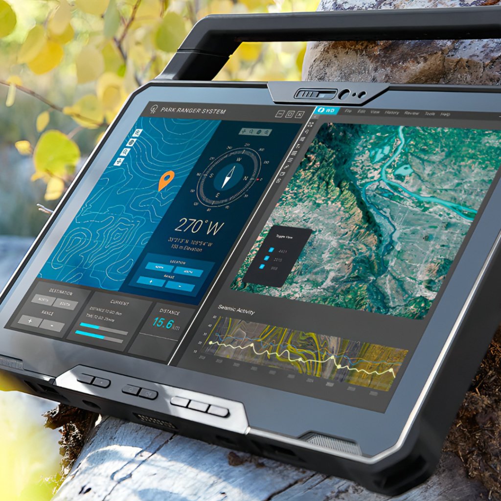 DELL RUGGED 7220 i5 11.6 FHD Dotyk 1000Nits 16GB 2TB SSD GPS WiFi BT WIN10PRO IP-65 MIL-810 3Y NBD - obrazek 4