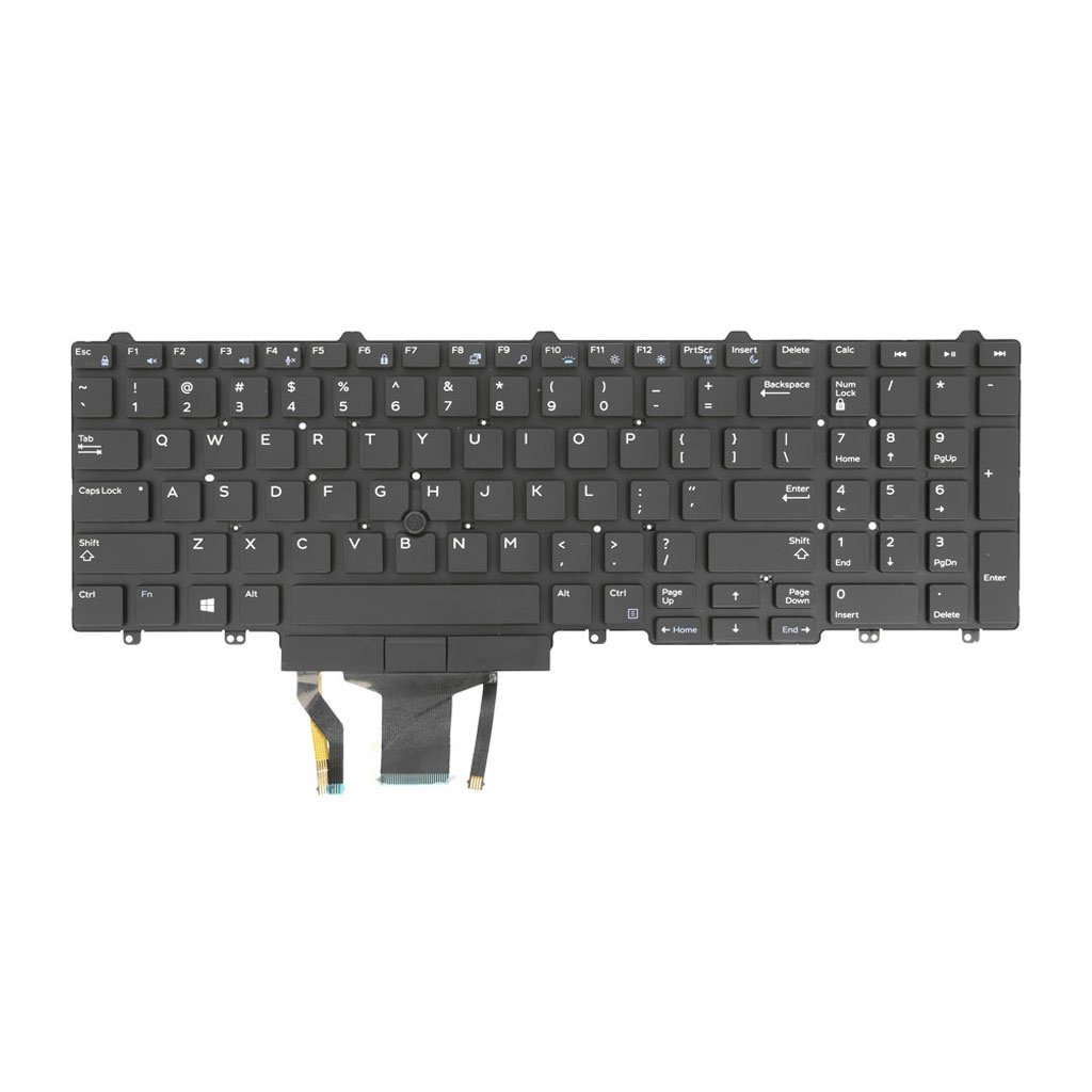 KLAWIATURA DO DELL 7710, 5550, z trackpoint-em, NIEPODŚWIETLANA, PL