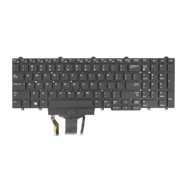 KLAWIATURA DO DELL 7710, 5550, z trackpoint-em, NIEPODŚWIETLANA, PL